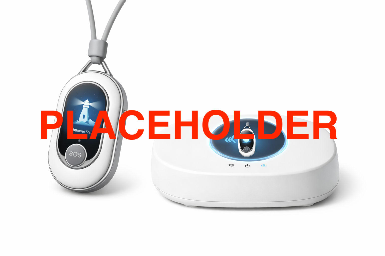 GPS Device Pendant + Lighthouse